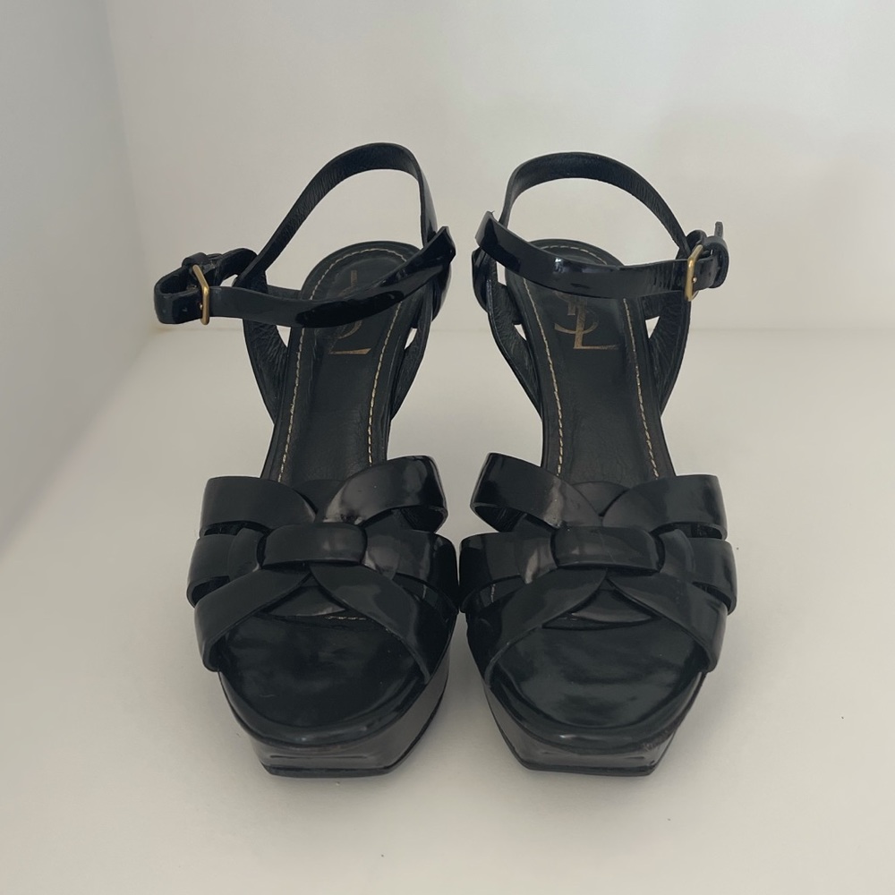 Ysl Tribute black patent size 37.5